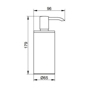 Дозатор жидкого мыла Keuco Plan 14952070100 хром